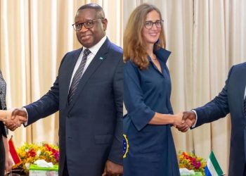 Ambassadors present Credentials to President Bio