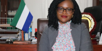Dr. Haja Ramatulai Wurie (Mrs. Kamara) Minister of Technical and Higher Education