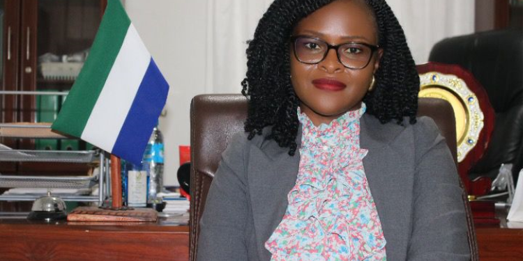 Dr. Haja Ramatulai Wurie (Mrs. Kamara) Minister of Technical and Higher Education