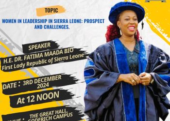 First Lady Lectures on Women in Leadership: Prospects and Challenges