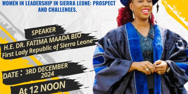 First Lady Lectures on Women in Leadership: Prospects and Challenges