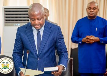 President Bio swears in New Attorney-General