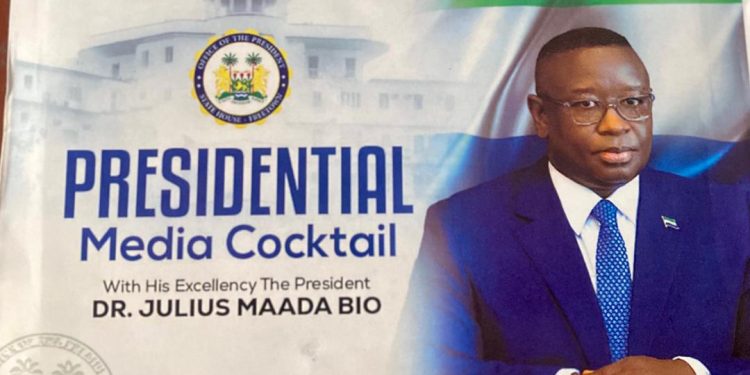 President Bio Commits 2.5 Billion Old Leones to SLAJ in 2025 at Media Cocktail