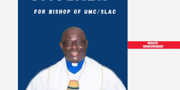 With WACC’s Delegates Endorsement: Rev. James Boye-Caulker is poised to take leadership of UMC/SLAC