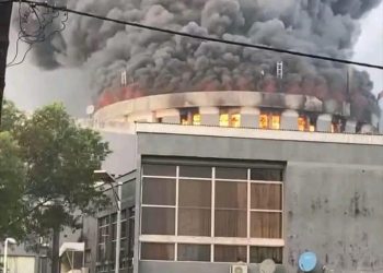 Violence Erupts in Monrovia… Liberia’s Capitol (Parliament) Building Set Ablaze