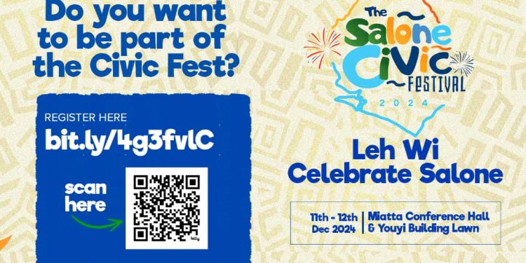 All Roads Lead to Salone Civic Festival On December 11 & 12