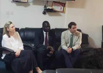 To strengthen MTNDP Implementation…  GOAL’s CEO, Siobhan Walsh, and Delegation engages Minister of Planning and Economic Development to visit President Bio