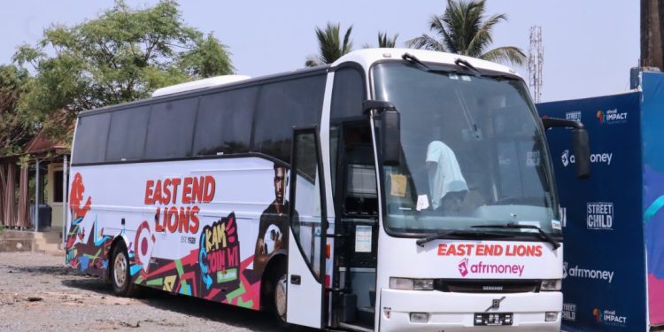 East End Lions Celebrates Milestone 52-Seater Team Bus