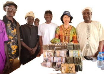 Minenet Pays Surface Rent to Ribbi, Bumpeh & Kagboro Chiefdom Landowners