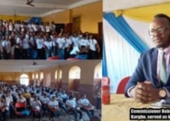 Commissioner Robert Kondema Kargbo served as keynote speaker