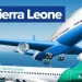After Decades… Sierra Leone welcomes first official flight