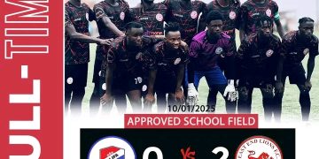 DEFEATING SLIFA BY  2 GOALS TO NIL… EAST END LIONS MAINTAINS UNBEATEN STREAK