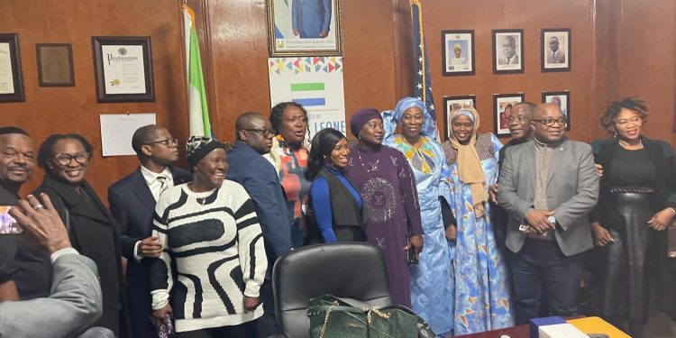 MINISTER COUNSELOR RAKIE MACARTHY ENDS HER SIERRA LEONE WASHINGTON, D.C. MISSION DIPLOMATIC TOUR.