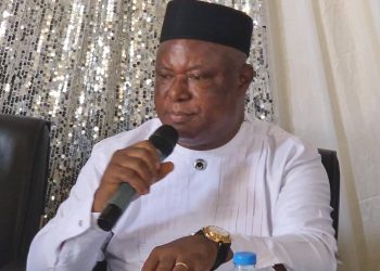 Board Chairman, T.M. Lahai,