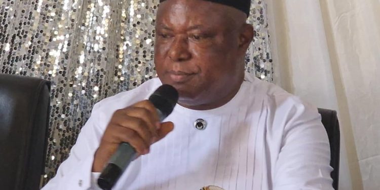 Board Chairman, T.M. Lahai,