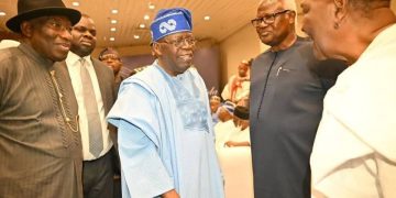 President Koroma among his friends and peers