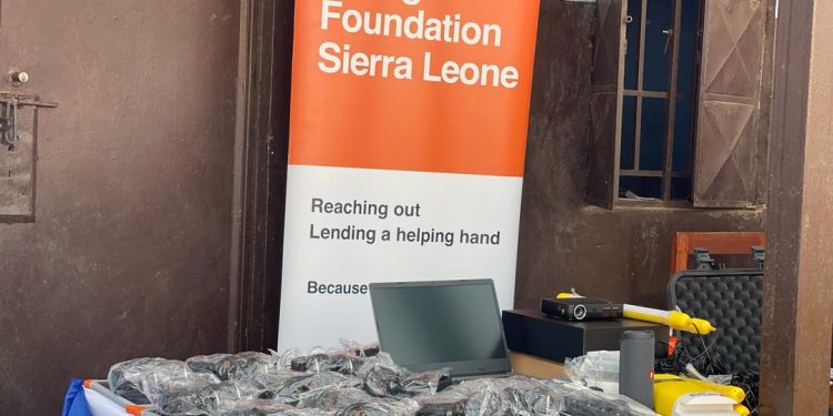 In Bo & Pujehun… Orange Donates Digital Kits to St. Theresa’s Police and Holy Family Schools