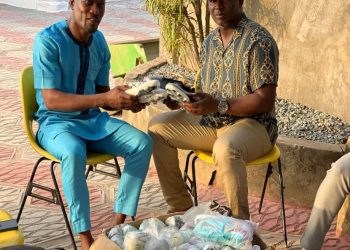 Augustine Lamboi Donates 25 Pairs of Boots to Bullom Stars FC                                                               