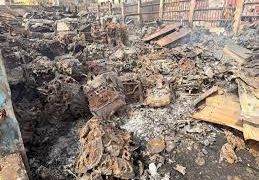 DEVASTATING FIRE LEAVES UPGUN COMMUNITY IN DESPAIR   