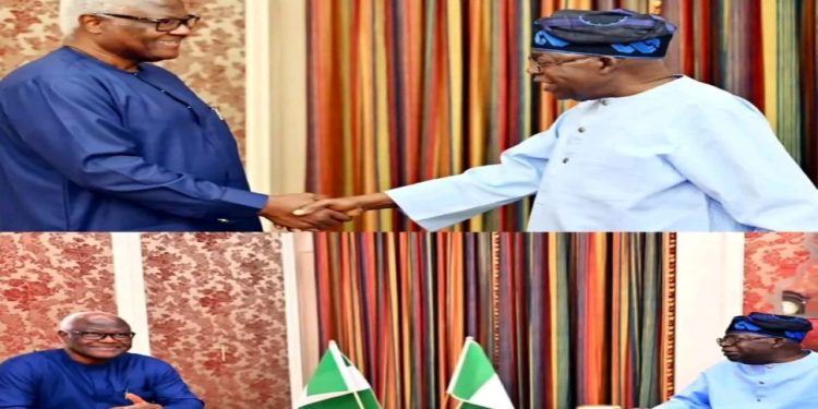 TINUBU HOSTS EX-PRESIDENT KOROMA