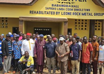 Leone Rock Celebrates Handing-over Ceremony of  Renovated Babangida Hall in Binkolo      