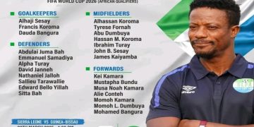 World Cup Qualifiers… Leone Stars Coach Kallon Selects 25-Man Squad