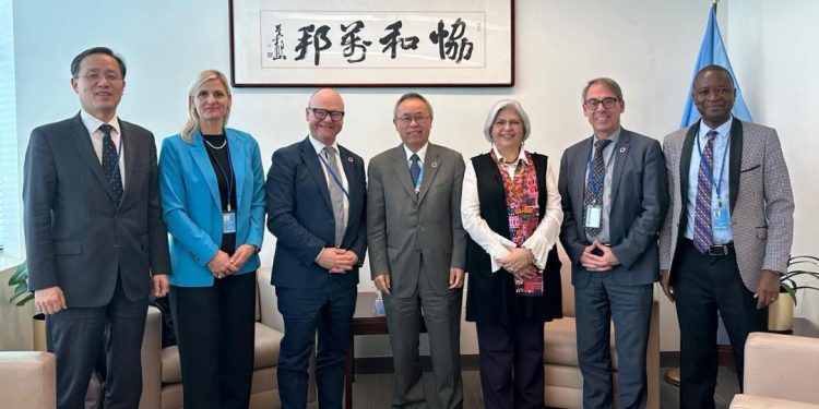 On the Sidelines of the UNSC, Sierra Leone’s Statistician General, Andrew Bob Johnny, meets the UN Under Secretary of Economic and Social Affairs