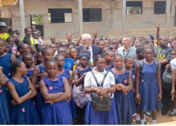 Celebrating Solidarity Day…  Freetown Terminal Ltd. donates 100 Benches and Desks to Aberdeen Municipal Secondary School
