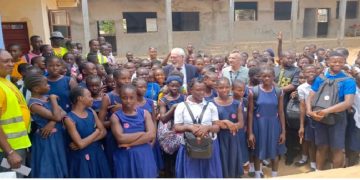 Celebrating Solidarity Day…  Freetown Terminal Ltd. donates 100 Benches and Desks to Aberdeen Municipal Secondary School