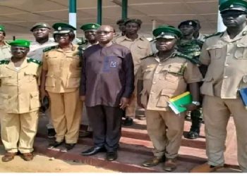 Internal Affairs Minister Inspects SLCS Construction Projects