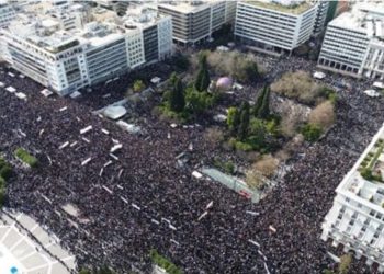 Massive Protest Rallies over Train Collision in Greece 
