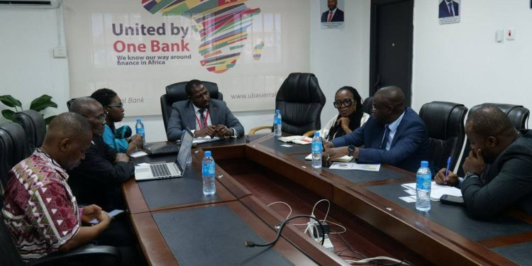 To Advance Women, Youth Empowerment and Business… President of the Sierra Leone Association of Commercial Banks Meets UN Women, ASF