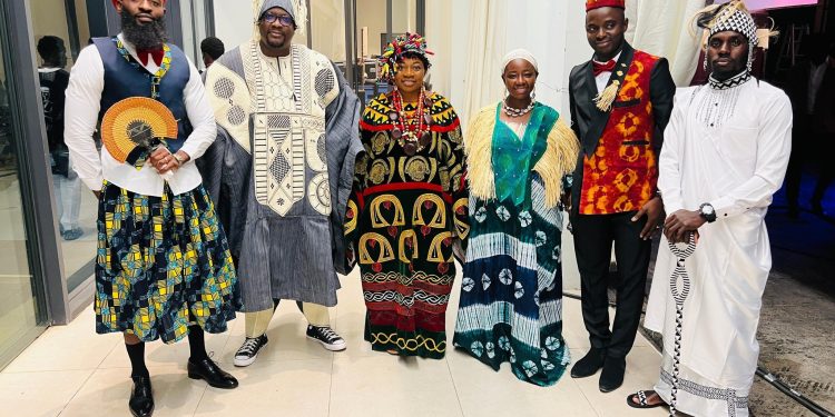 At UBA Group’s 75th Anniversary in Nigeria…  UBA- Sierra Leone’s Kumba Dazzles in Cultural Glamour
