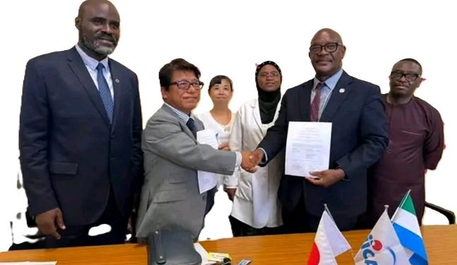 With New Donation…  Japan Strengthens Sierra Leone’s Healthcare System