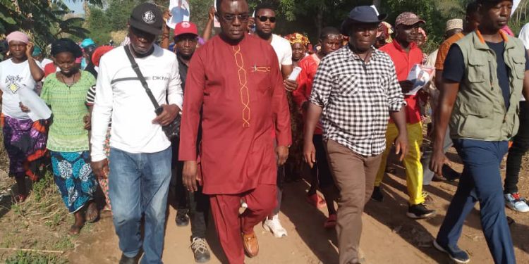 Dr. Richard Konteh’s Nationwide “Hope and Unity” Campaign Tour Reaches Magburaka, Tonkolili District