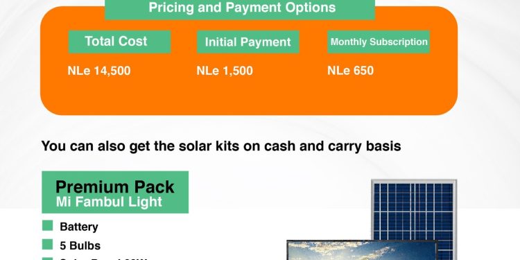 Orange-SL Launches ‘Pay as you go’ Energy Solar kits
