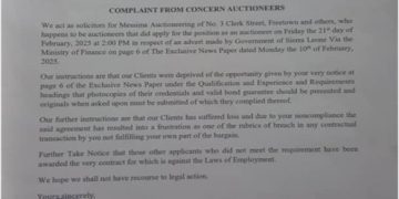  Against Government and Ministry of Finance…  Messima Auctioneering May Take Legal Action