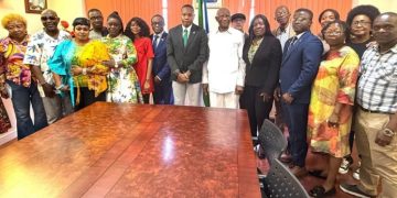 Chief Minister Visits Sierra Leone High Commission in London