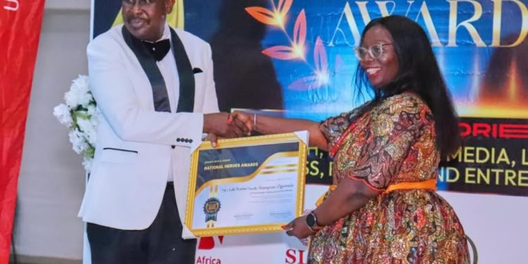 FOR 2 DECADES OF IMPACT IN MEDIA, GENDER ADVOCACY, AND PUBLIC INTEREST COMMUNICATION… YEAMA SARAH THOMPSON RECEIVES OUTSTANDING MEDIA ACHIEVER AWARD