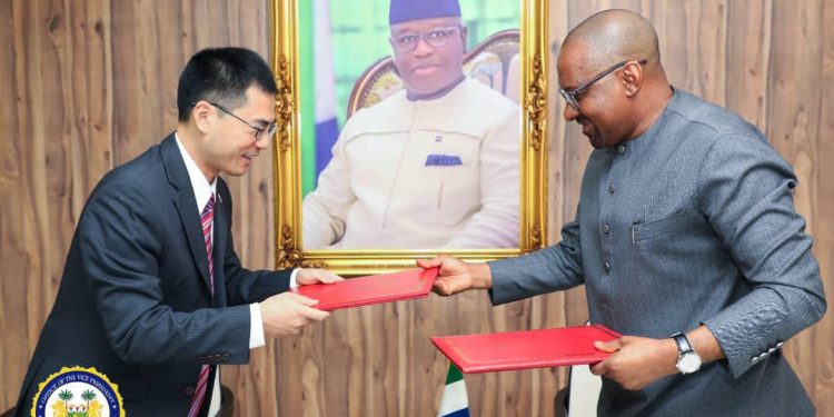 To Strengthen Sierra Leone Ties… China Donates $100,000 in School Materials