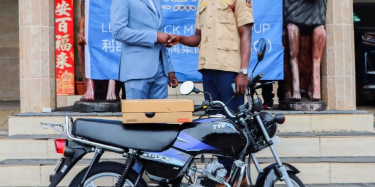 LRMG Donates Motorbikes, Communication Equipment, and Computers to Boost Road Safety in Sierra Leone