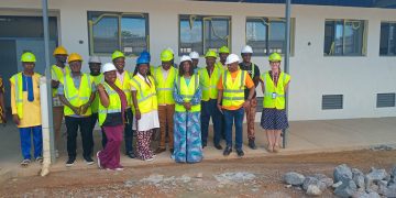 MoPED Minister inspects 3 project sites in Kono