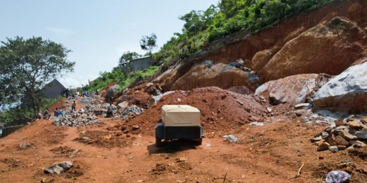 NDMA Visits Excavation Site at Leicester Peak, Orders Immediate Stop Work