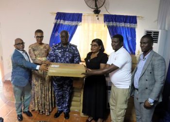 To Enhance Service Delivery in Sierra Leone… IGP William Fayia Sellu Donates Computers to ACC, NDLEA, and Immigration