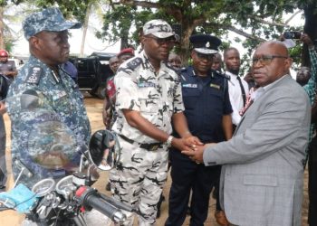 To Strengthen Road Safety Efforts… Minister Lengor Unveils 30 Customised Traffic Motorbikes