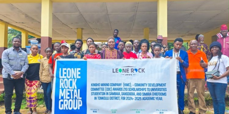 Leone Rock Metal Group Awards 210 Scholarships to Students in Mining Communities