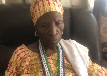 Gorama Mende Chiefdom in Kenema District, Paramount Chief Haja Mariama Gassama Kanja IV