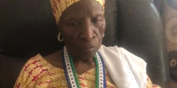 Gorama Mende Chiefdom in Kenema District, Paramount Chief Haja Mariama Gassama Kanja IV