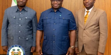 President Bio Meets the Leadership of Parliament