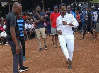 Minister Ibrahim Sannoh Kicks Off Youth-Driven Community Match, Sparks National Pride